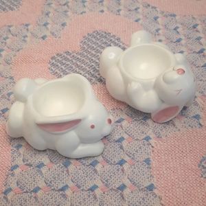 Department 56 Easter bunny, egg holder set...